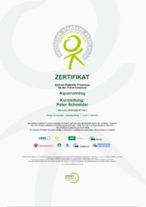 Aquarunning Zertifikat Frankfurt